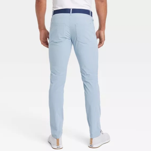 All In Motion Men's NWT Blue Slim Fit Golf Pants w/ UPF 50+ Size 38X32 - Picture 7 of 11